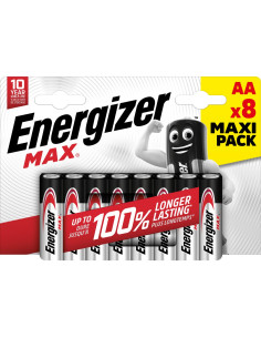 Energizer Bateria Max Aa Lr6. 8 Szt. Opakowanie Eco