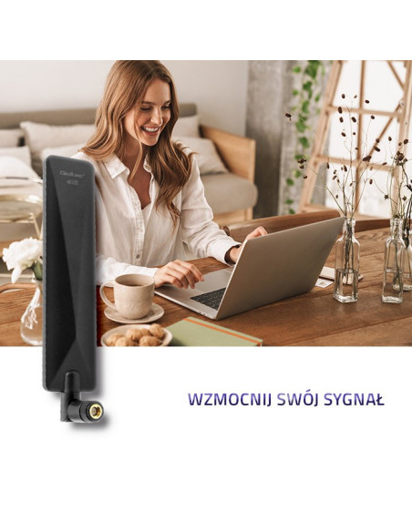 Qoltec Antena 4G Lte Dookólna | 7Dbi | Wewnętrzna