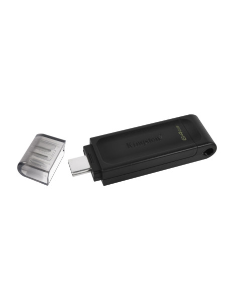 Kingston Flash 64Gb Usb-C 3.2 Gen1 Datatraveler 70