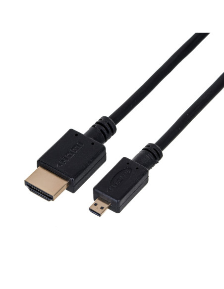 Kabel Gembird Cc-Hdmid-6 (Hdmi M - Micro Hdmi M  1,8M  Kolor Czarny)