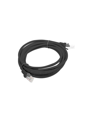 Patchcord Utp Lanberg Pcu5-10Cc-0300-Bk (Rj45 - Rj45   3M  Utp  Kat. 5E  Kolor Czarny)