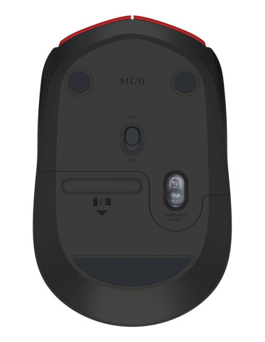 Mysz Logitech M171 910-004641 (Optyczna  1000 Dpi  Kolor Czerwony)