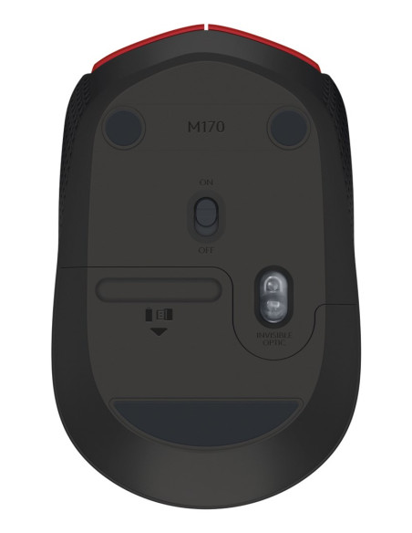 Mysz Logitech M171 910-004641 (Optyczna  1000 Dpi  Kolor Czerwony)