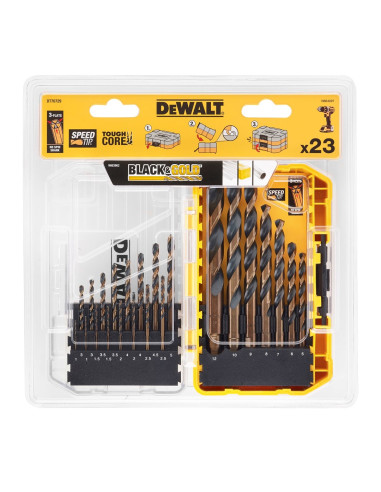 Zestaw Wierteł Do Metalu Dewalt Dt70729-Qz Hss-G - 23 Szt.