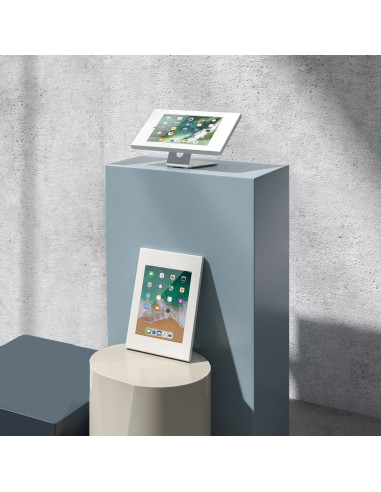 Stojak Uchwyt Reklamowy Do Tabletu Maclean, Ścienny Biurkowy Z Blokadą, 9.7”/10.2”, Ipad, 10.5”, Ipad Air/ Ipad Pro, 10.1", Sams