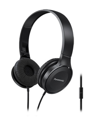 Słuchawki Panasonic Rp-Hf100Me-K (Nauszne  Tak - Przewodowy  Kolor Czarny