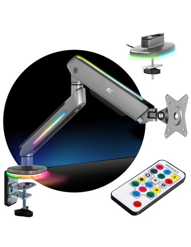 Nanors Uchwyt Gamingowy Do Monitora Led Rgb Rs165
