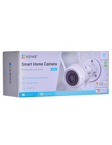 Kamera Ip Ezviz H3C 2K  (Outdoorbullet) Cs-H3C-R100-1K3Wkfl(2.8Mm)