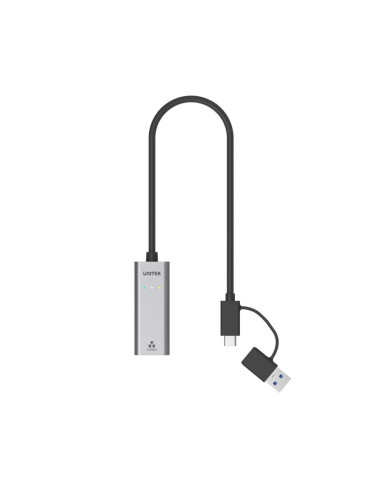 Unitek Adapter Usb-A/Usb-C - Rj-45 2.5 Gbit, U1313C