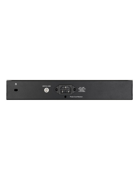 D-Link Dgs-1210-08P Zarządzany L2 Gigabit Ethernet (10/100/1000) Obsługa Poe Czarny