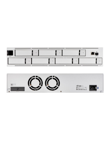 Ubiquiti Unvr-Pro | Nvr | 7X Hdd, 1X Sfp+, 1X Rj45 1000Mb/S, Raid 1, Raid 5