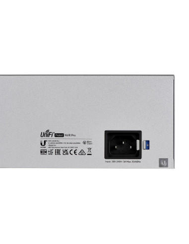 Ubiquiti Unvr-Pro | Nvr | 7X Hdd, 1X Sfp+, 1X Rj45 1000Mb/S, Raid 1, Raid 5