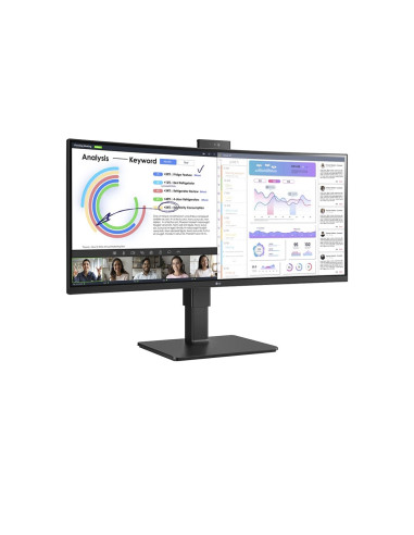 Lg 34Bq77Qc-B Monitor Komputerowy 86,4 Cm (34") 3440 X 1440 Px Ultrawide Dual Quad Hd Lcd Czarny