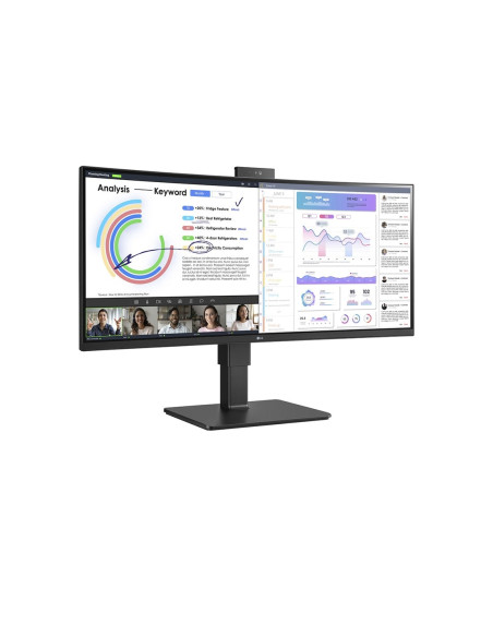 Lg 34Bq77Qc-B Monitor Komputerowy 86,4 Cm (34") 3440 X 1440 Px Ultrawide Dual Quad Hd Lcd Czarny