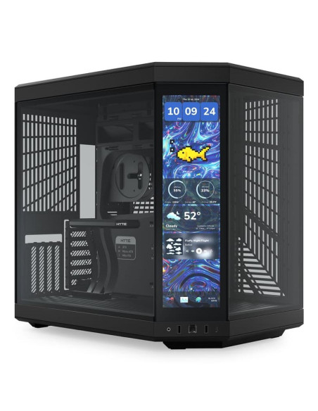 Hyte Y70 Midi Tower Touch Infinite - Pitch Black
