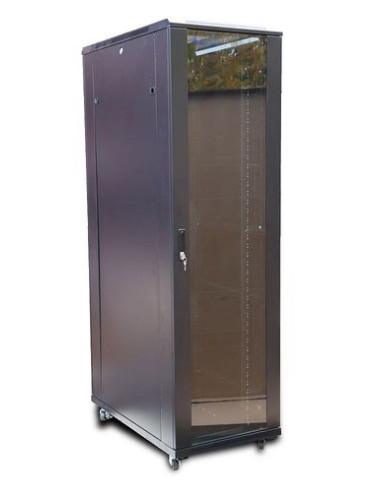 Extralink - Szafa Stojąca 19" 42U 600X800 Czarna Flat-Pack