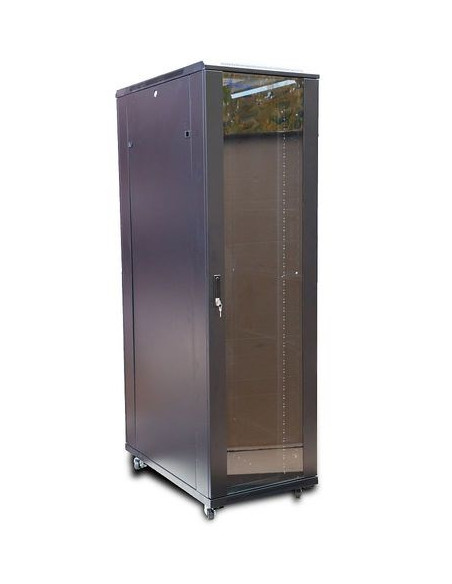 Extralink - Szafa Stojąca 19" 42U 600X800 Czarna Flat-Pack