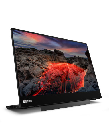 Lenovo Monitor Thinkvision 14.0" M14T Gen 2 Touch 16:9 Panel Ips 2240 X 1400 Lift Usb Hub Dp