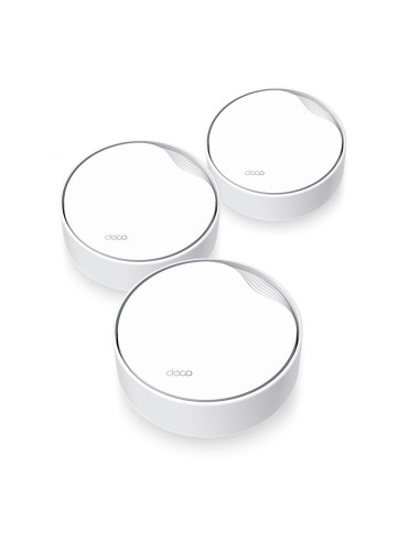 Tp-Link Deco X50-Poe(3-Pack) Dual-Band (2.4 Ghz/5 Ghz) Wi-Fi 6 (802.11Ax) Biały Wewnętrzne