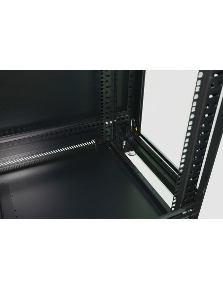 Extralink - Szafa Stojąca 19" 32U 600X800 Czarna Flat-Pack