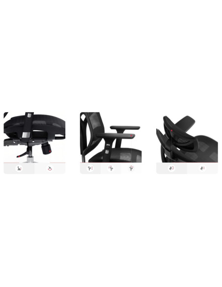 Fotel Gamingowy Diablo V-Basic Fotel Czarno-Czarny