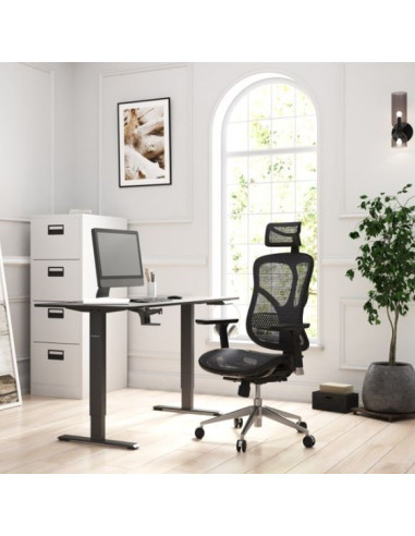 Fotel Gamingowy Diablo V-Basic Fotel Czarno-Czarny