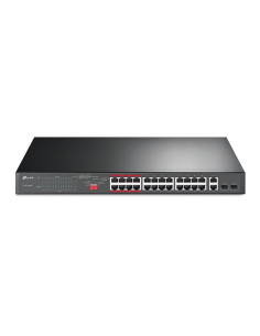 Tp-Link Tl-Sl1226P Nie Zarządzany Gigabit Ethernet (10/100/1000) Obsługa Poe 1U Szary