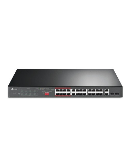Tp-Link Tl-Sl1226P Nie Zarządzany Gigabit Ethernet (10/100/1000) Obsługa Poe 1U Szary