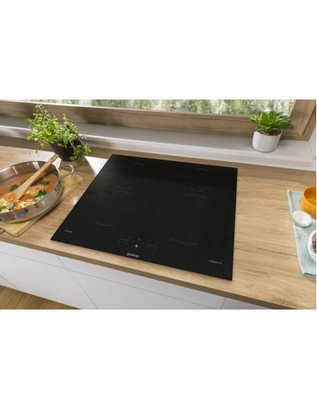 Gorenje Płyta Grzewcza Gi6401Bsc Indukcyjna Liczba Palników/Stref Grzewczych 4 Zegar Dotykowy Czarny