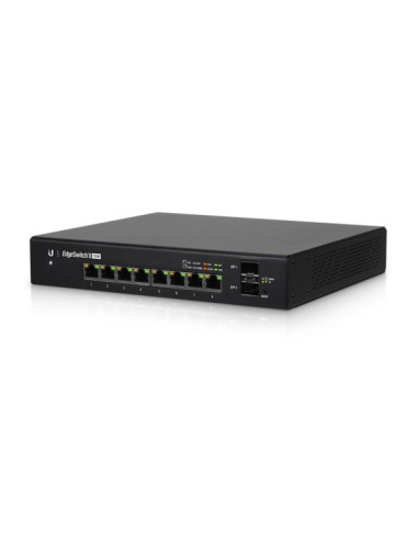 Ubiquiti Networks Edgeswitch 8 Zarządzany Gigabit Ethernet (10/100/1000) Czarny Obsługa Poe