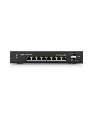 Ubiquiti Networks Edgeswitch 8 Zarządzany Gigabit Ethernet (10/100/1000) Czarny Obsługa Poe