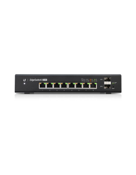 Ubiquiti Networks Edgeswitch 8 Zarządzany Gigabit Ethernet (10/100/1000) Czarny Obsługa Poe