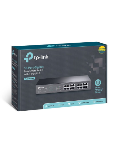 Switch Tp-Link Tl-Sg1016Pe (16X 10/100/1000Mbps)