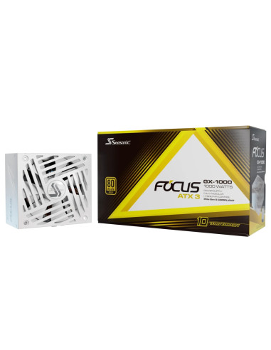 Zasilacz 1000W Seasonic Focus-Gx-1000-V4-White Atx 3.1 80+ Gold
