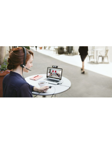 Logitech H820E Zestaw Słuchawkowy Bezprzewodowy Opaska Na Głowę Biuro/Centrum Telefoniczne Podstawka Do Ładowania Czarny