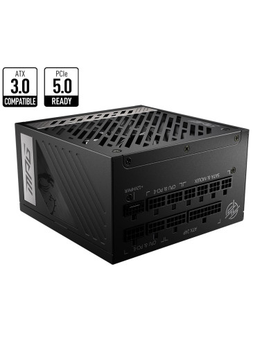 Msi Mpg A850G Pcie5 Moduł Zasilaczy 850 W 24-Pin Atx Atx Czarny