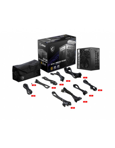 Msi Mpg A850G Pcie5 Moduł Zasilaczy 850 W 24-Pin Atx Atx Czarny