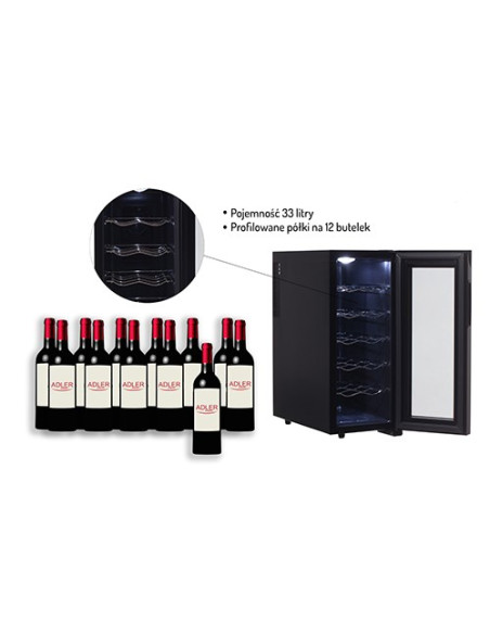 Lodówka Na Wino Adler Ad 8083