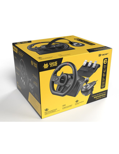 Tracer Kierownica Simracer Manual Gearbox 6 In 1