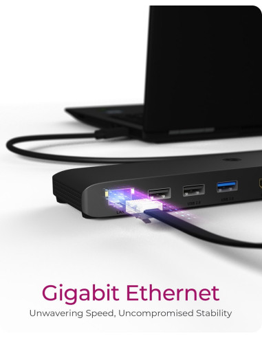 Stacja Dokująca Icybox Usb Type-C Mit Dreifach Videoausgabe