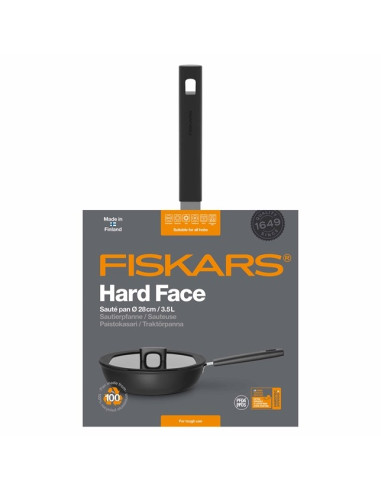 Fiskars Patelnia Szefa Kuchni 28 Cm  Z Pokrywką Hard Face