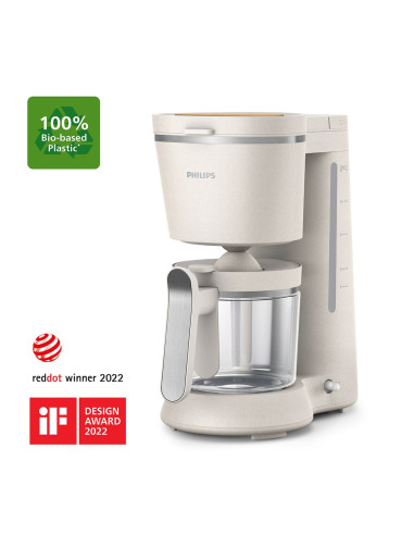 Philips Ekspres Do Kawy Ekologiczna Edycja Hd5120/00 Ciśnienie Pompy 15 Bar Kroplówka 1000 W Biały