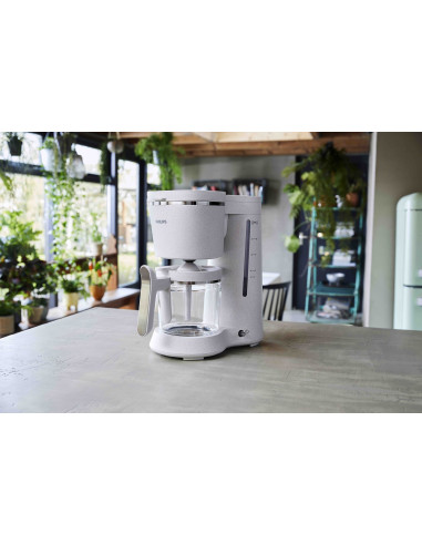 Philips Ekspres Do Kawy Ekologiczna Edycja Hd5120/00 Ciśnienie Pompy 15 Bar Kroplówka 1000 W Biały