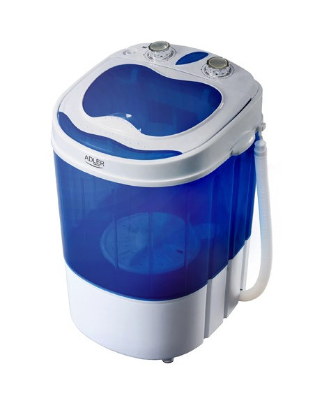 Pralka Turystyczna Adler Ad 8051 (1000 Obr/Min  3 Kg  370 Mm  Kolor Niebieski)