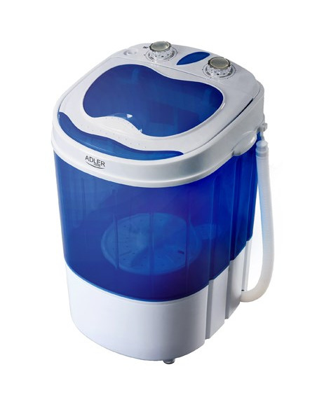 Pralka Turystyczna Adler Ad 8051 (1000 Obr/Min  3 Kg  370 Mm  Kolor Niebieski)