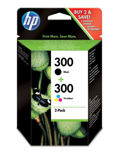 Hp 300 Zestaw 2 Oryginalnych Wkładów Atramentowych: Czarny/Trójkolorowy 2