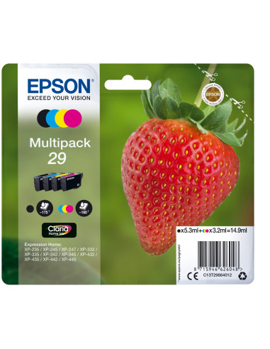 Epson Strawberry Multipack 4-Colours 29 Claria Home Ink