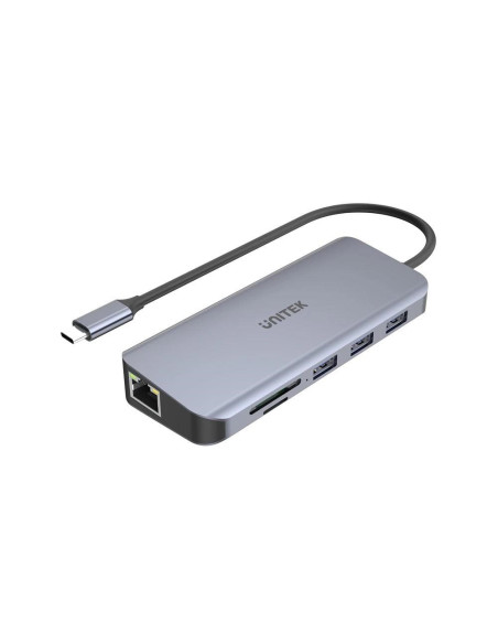 Unitek D1026B Stacja Dokująca Usb 3.2 Gen 1 (3.1 Gen 1) Type-C Szary