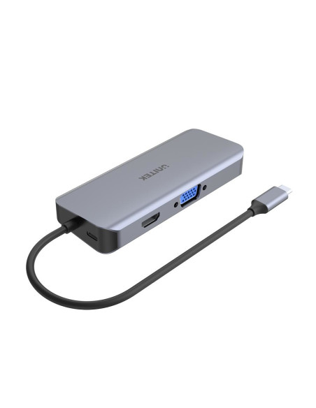 Unitek D1026B Stacja Dokująca Usb 3.2 Gen 1 (3.1 Gen 1) Type-C Szary