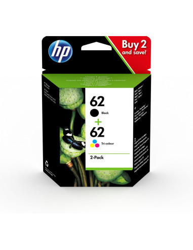 Tusz Hp Zestaw Hp 62, Hp62 N9J71Ae, Zawiera Czarny I Kolor, C2P204A+C2P206Ae